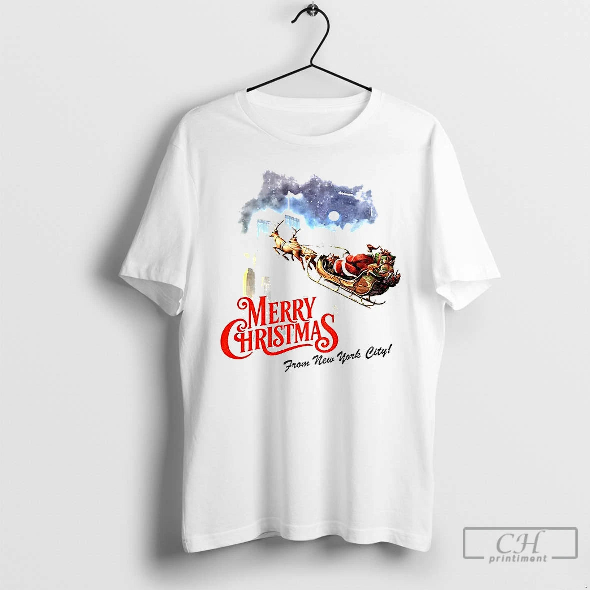 Classic Santa 9 11 Merry Christmas From New York City T-Shirts, Hoodie, Sweatshirt | ZylaModa.com