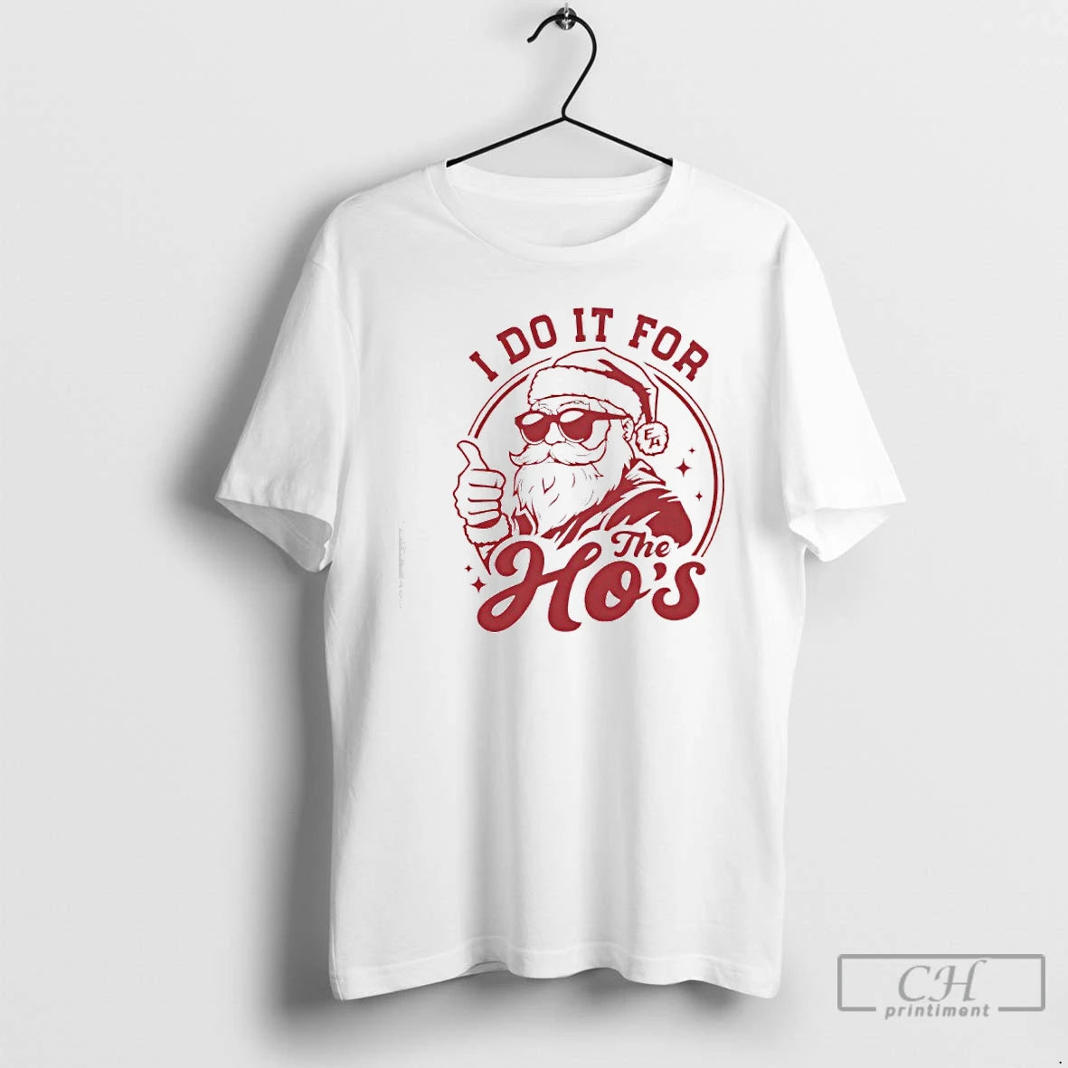 Classic Santa Claus I Do It For E Hos T-Shirts, Hoodie, Sweatshirt | ZylaModa.com