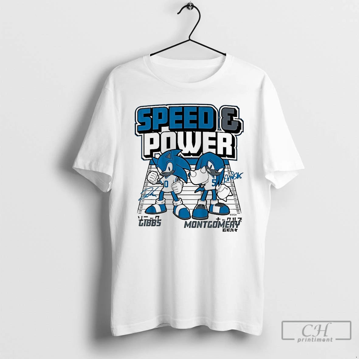 Classic Speed Power Jahmyr Gibbs David Montgomery T-Shirts, Hoodie, Sweatshirt | ZylaModa.com