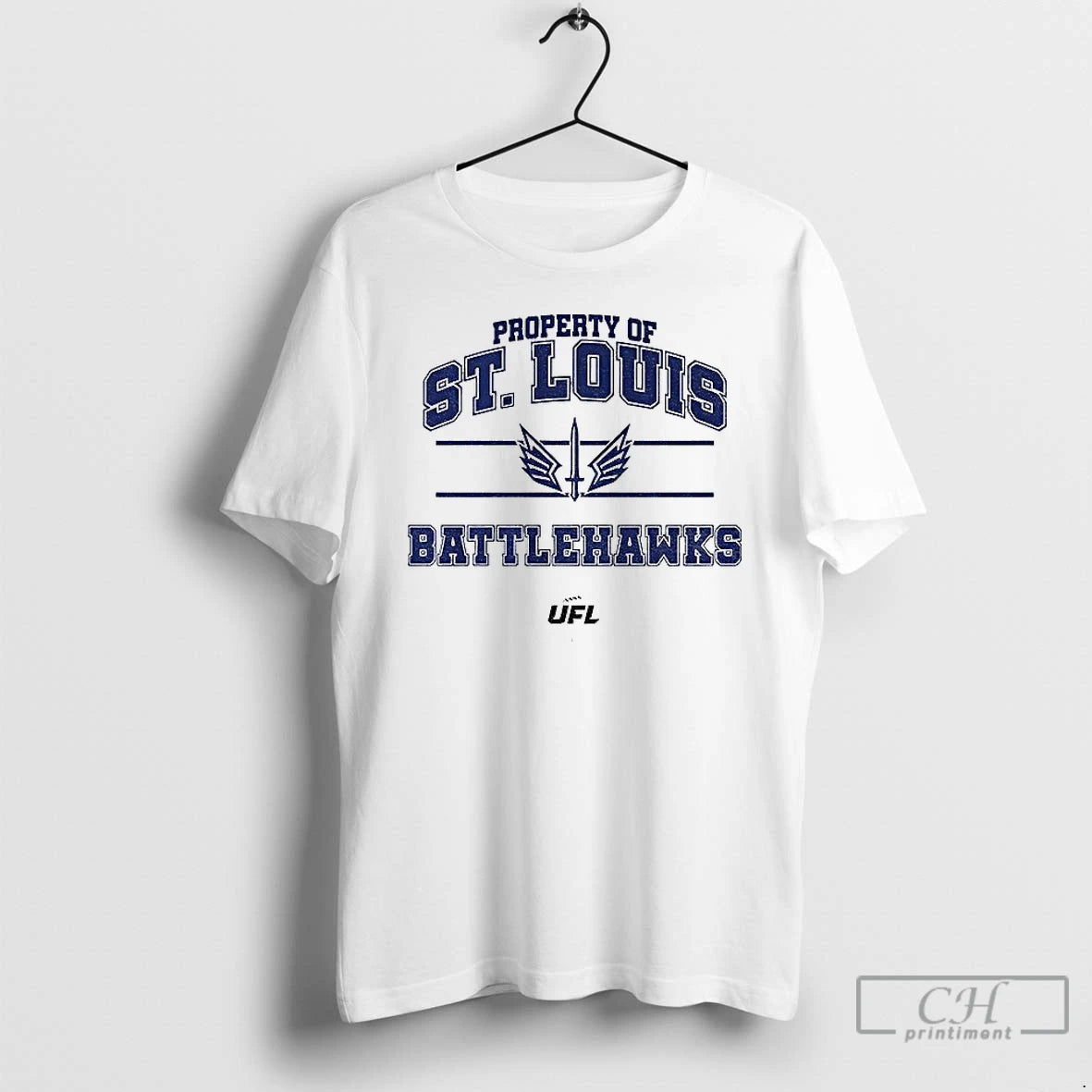 Classic St Louis Battlehawks Ufl Property Of St Louis Battlehawks T-Shirts, Hoodie, Sweatshirt | ZylaModa.com