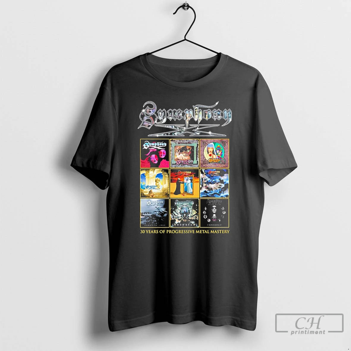 Classic Symphony X Discography 30th Years Of Progressive Metal Mastery T-Shirts, Hoodie, Sweatshirt | ZylaModa.com