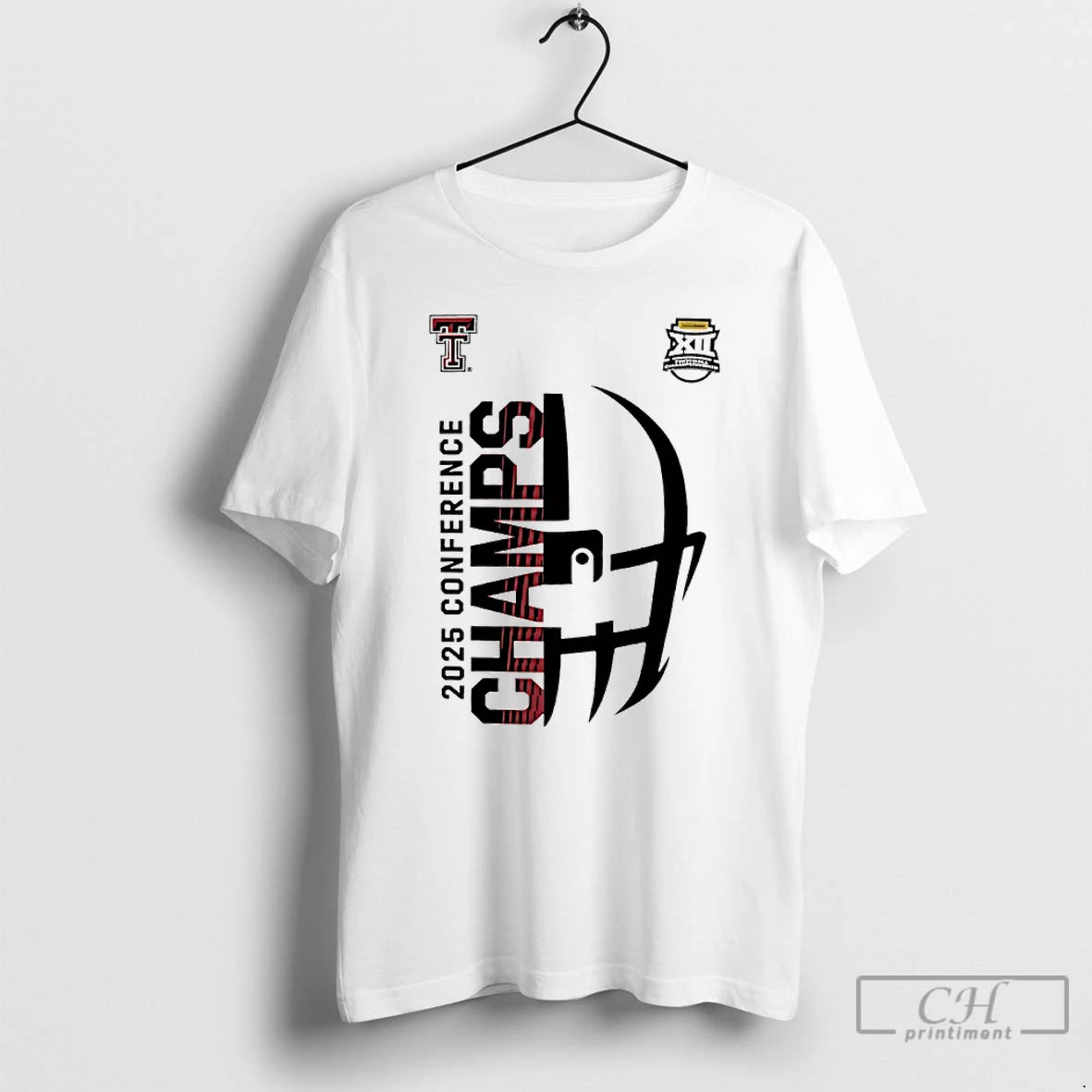 Classic Texas Tech Red Raiders Big 12 Conference Champions 2025 Helmet T-Shirts, Hoodie, Sweatshirt | ZylaModa.com