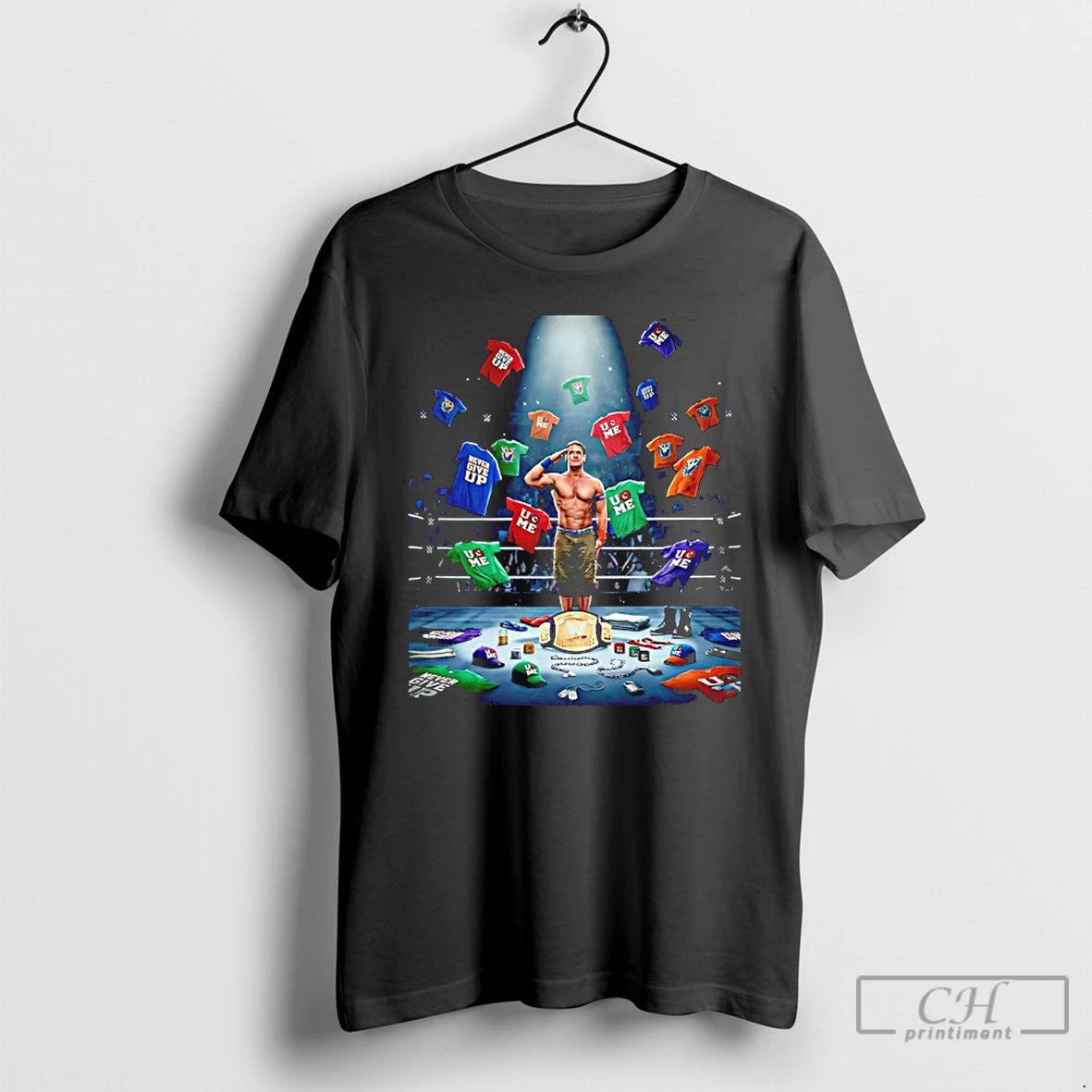 Classic Thank You John Cena Never Give Up U Me Graphic T-Shirts, Hoodie, Sweatshirt | ZylaModa.com