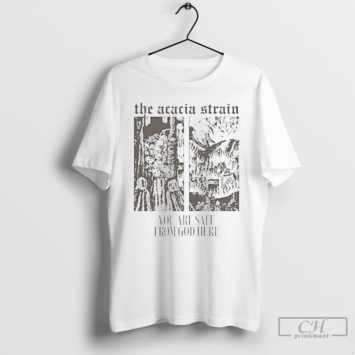 Classic The Acacia Strain You Are Not Safe From Dogs Here World Gone T Shirts Hoodie, Sweatshirt | ZylaModa.com