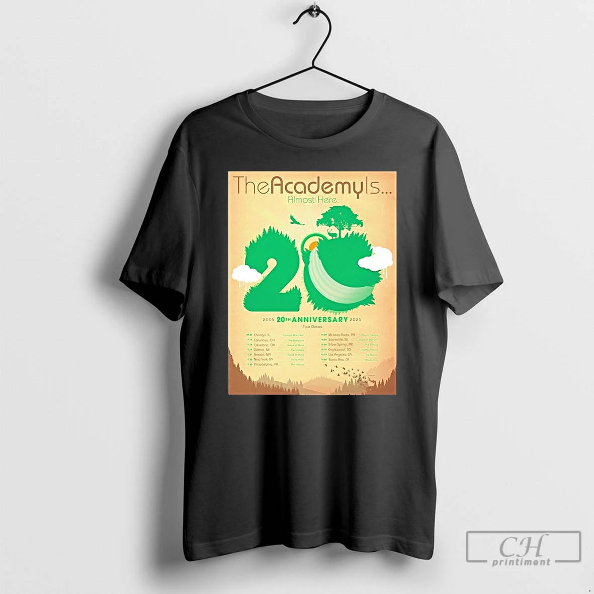 Classic The Academy Is 20 Year Almost Here Anniversary Tour 2025 2026 T Shirts Sweater Hoodie, Sweatshirt | ZylaModa.com