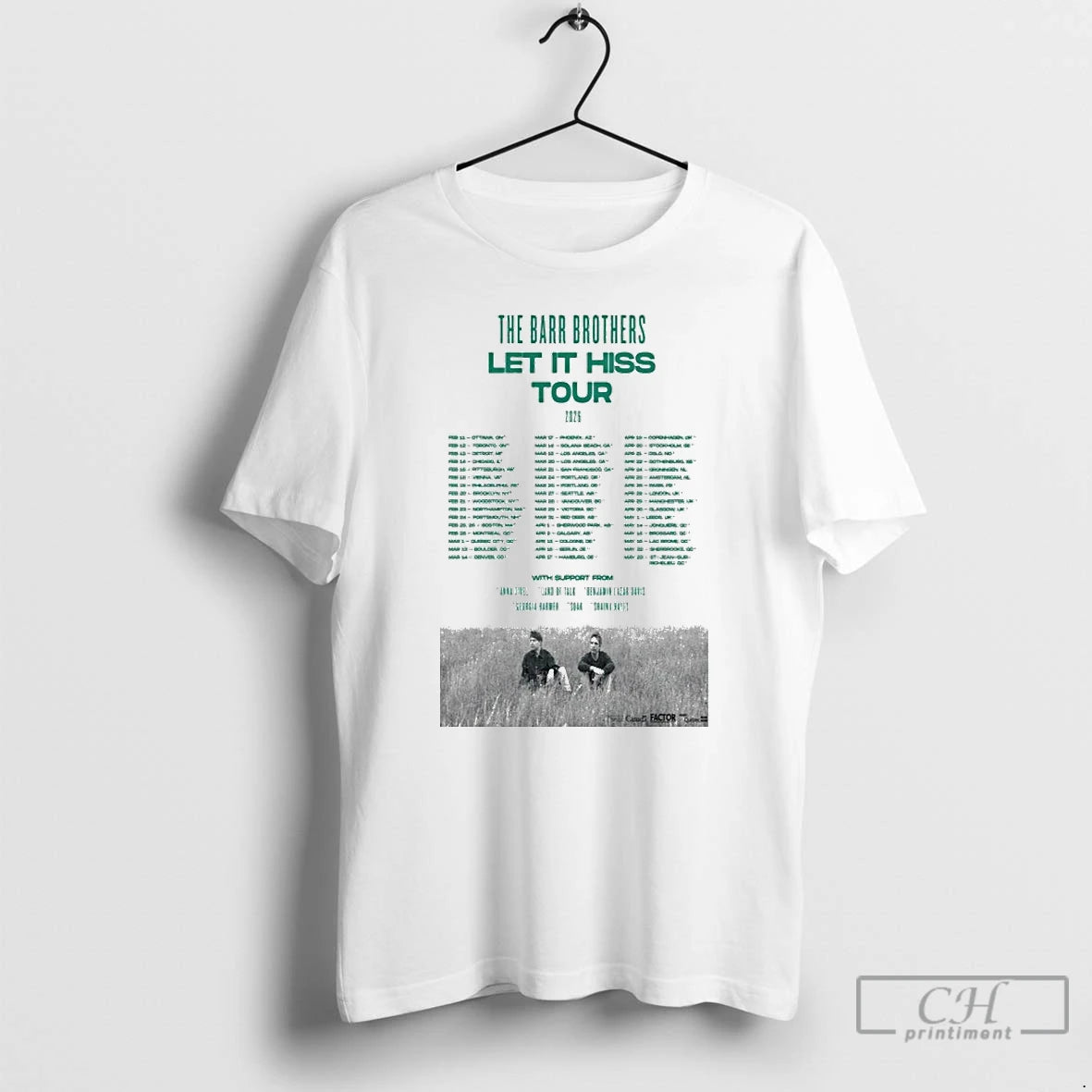 Classic The Barr Brothers Let It Hiss Tour 2026 Dates T-Shirts, Hoodie, Sweatshirt | ZylaModa.com