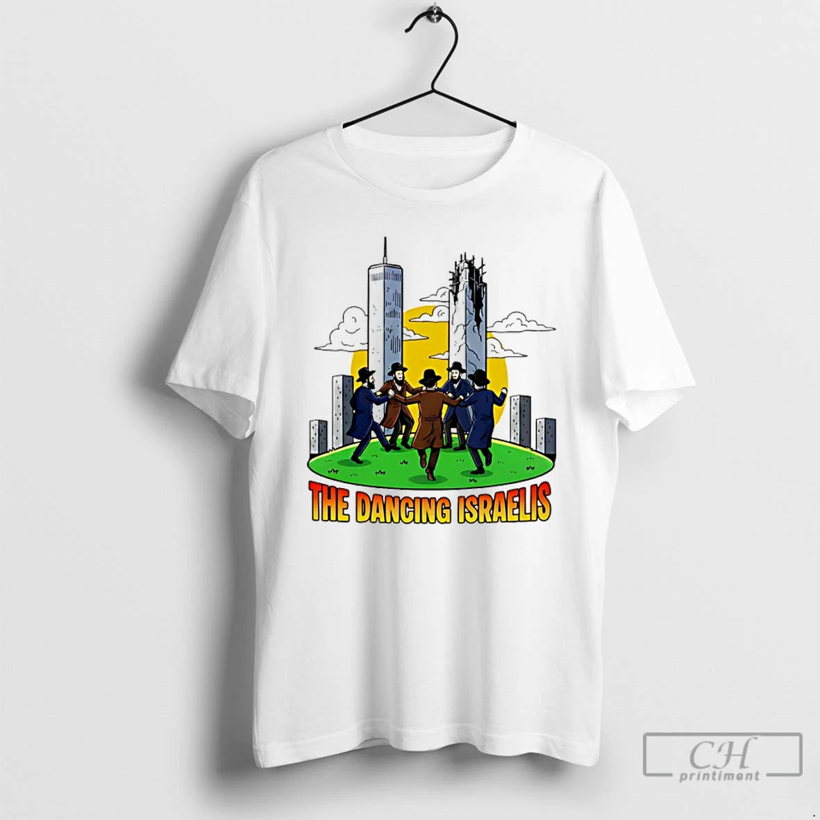 Classic The Dancing Israelis Jews City Skyline T-Shirts, Hoodie, Sweatshirt | ZylaModa.com