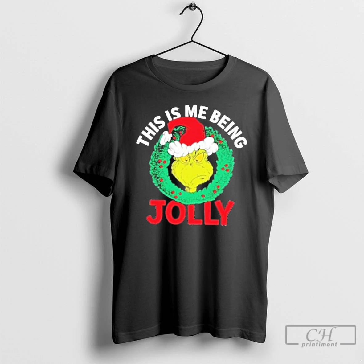 Classic The Grinch This Is Me Being Jolly Christmas T-Shirts, Hoodie, Sweatshirt | ZylaModa.com