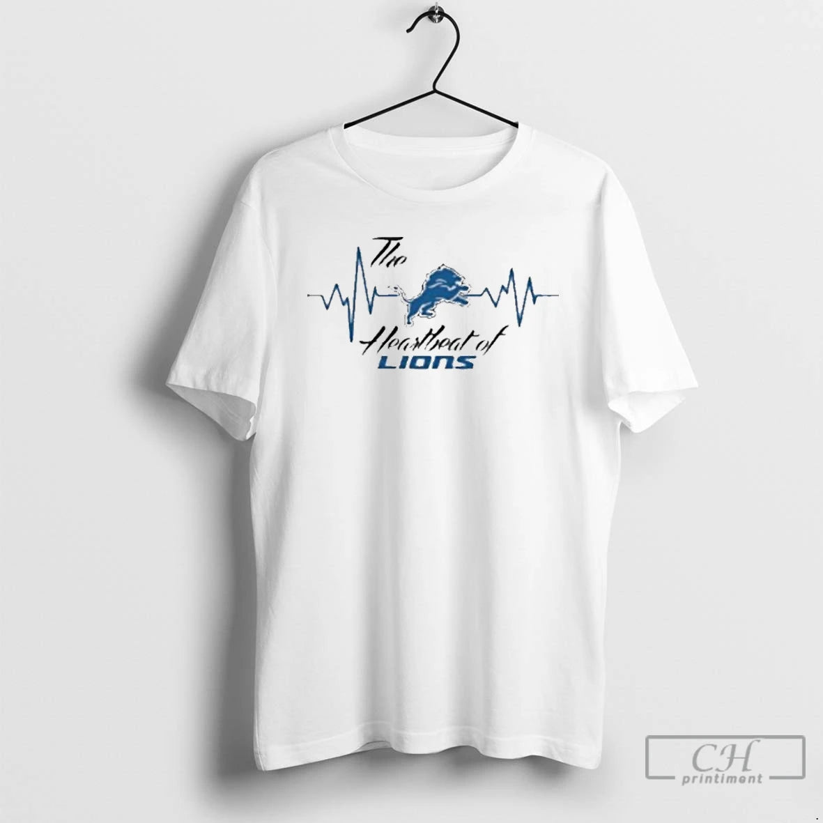 Classic The Heartbeat Of Lions Detroit Lions T-Shirts, Hoodie, Sweatshirt | ZylaModa.com