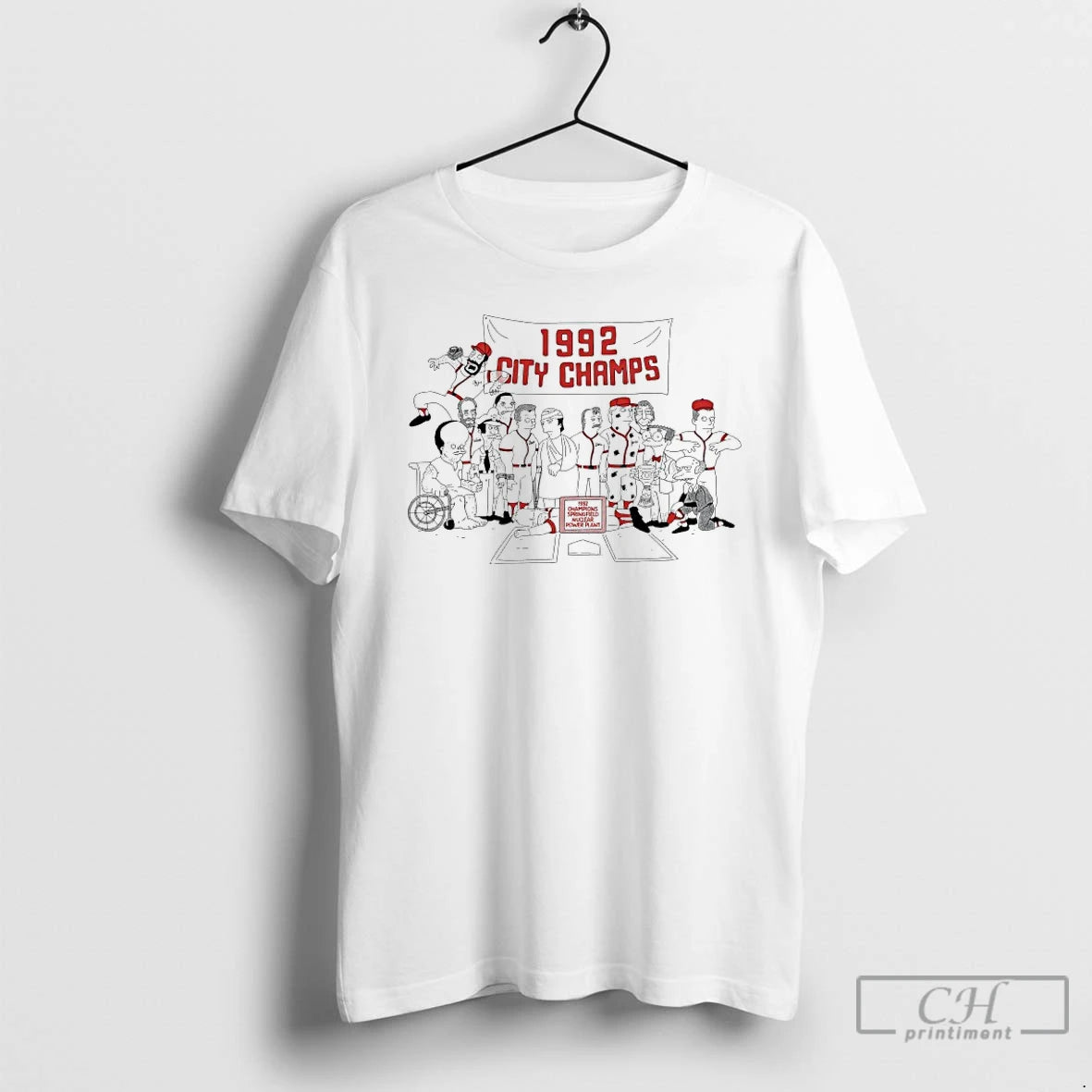 Classic The Simpsons 1992 City Champs Springfield Nuclear Power Plant T-Shirts, Hoodie, Sweatshirt | ZylaModa.com