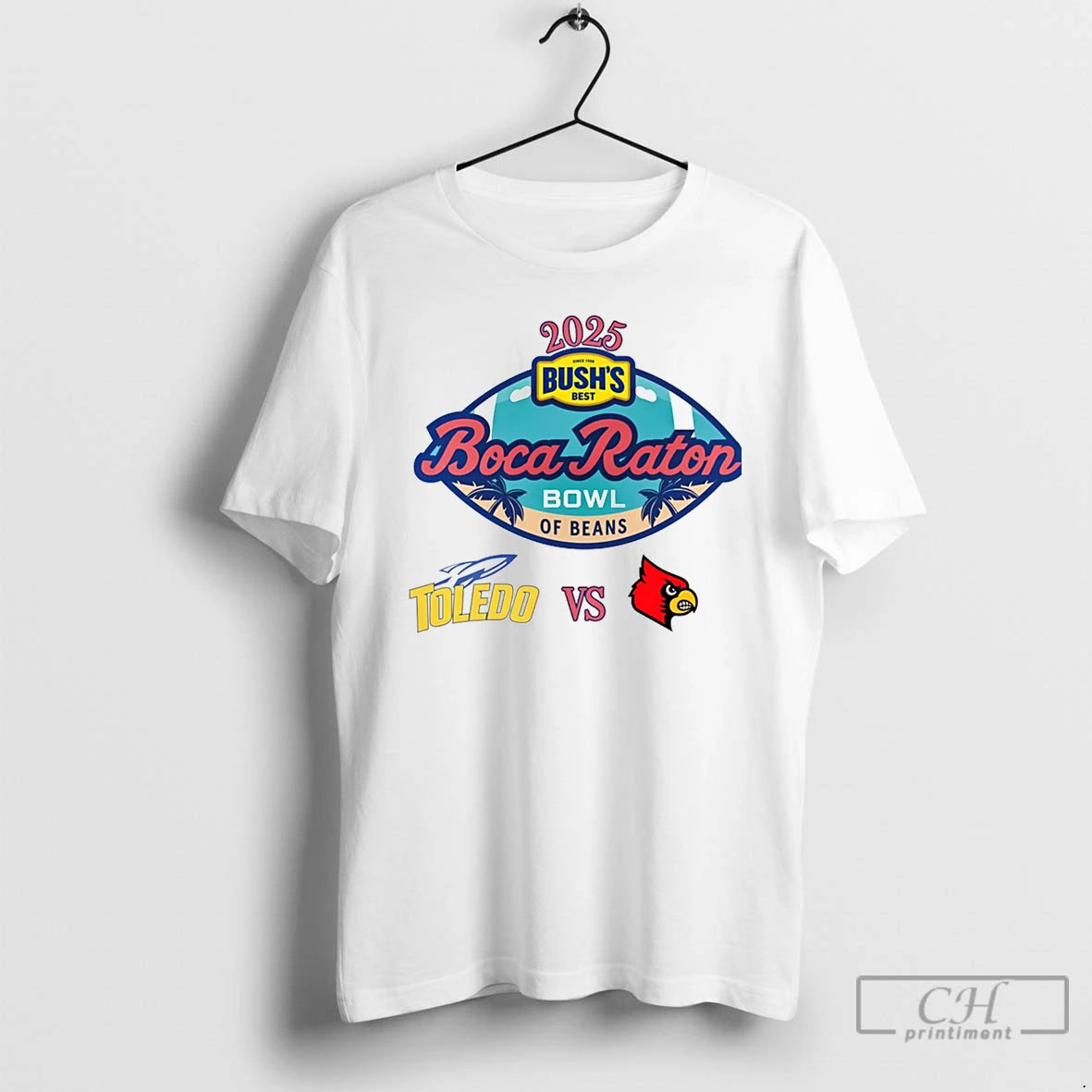 Classic Toledo Rockets Vs Louisville Cardinals 2025 Boca Raton Bowl T-Shirts, Hoodie, Sweatshirt | ZylaModa.com