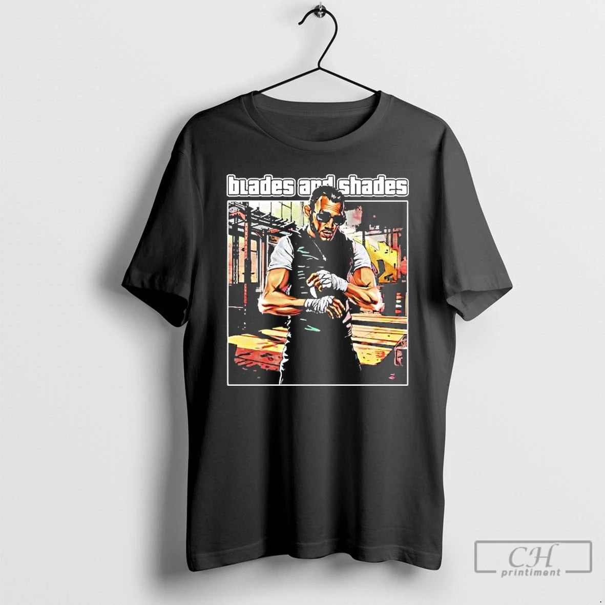 Classic Tony Ferguson Blades And Shades T-Shirts, Hoodie, Sweatshirt | ZylaModa.com