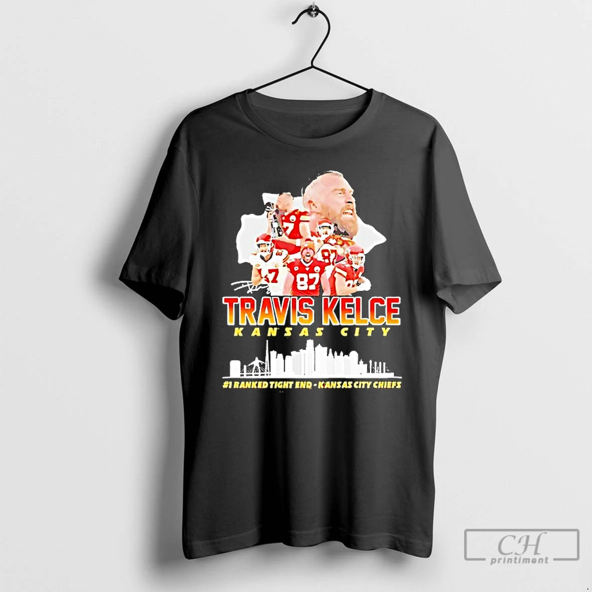 Classic Travis Kelce Kansas City Chiefs City Skyline Signature T-Shirts, Hoodie, Sweatshirt | ZylaModa.com
