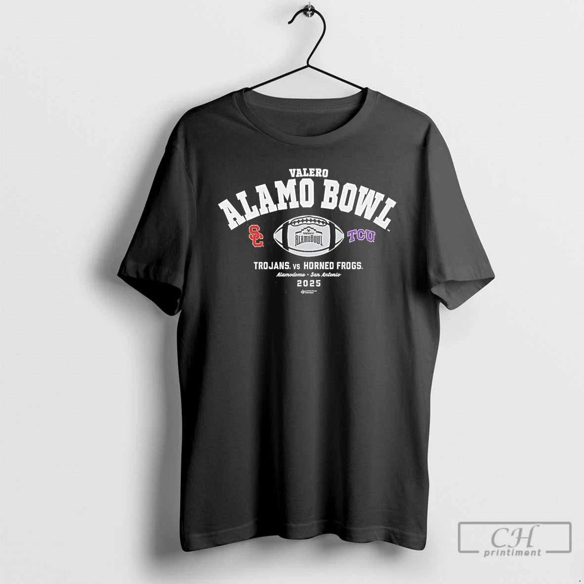Classic Usc Trojans Vs Tcu Horned Frogs 2025 Valero Alamo Bowl Stadium T Shirts Sweater Hoodie, Sweatshirt | ZylaModa.com