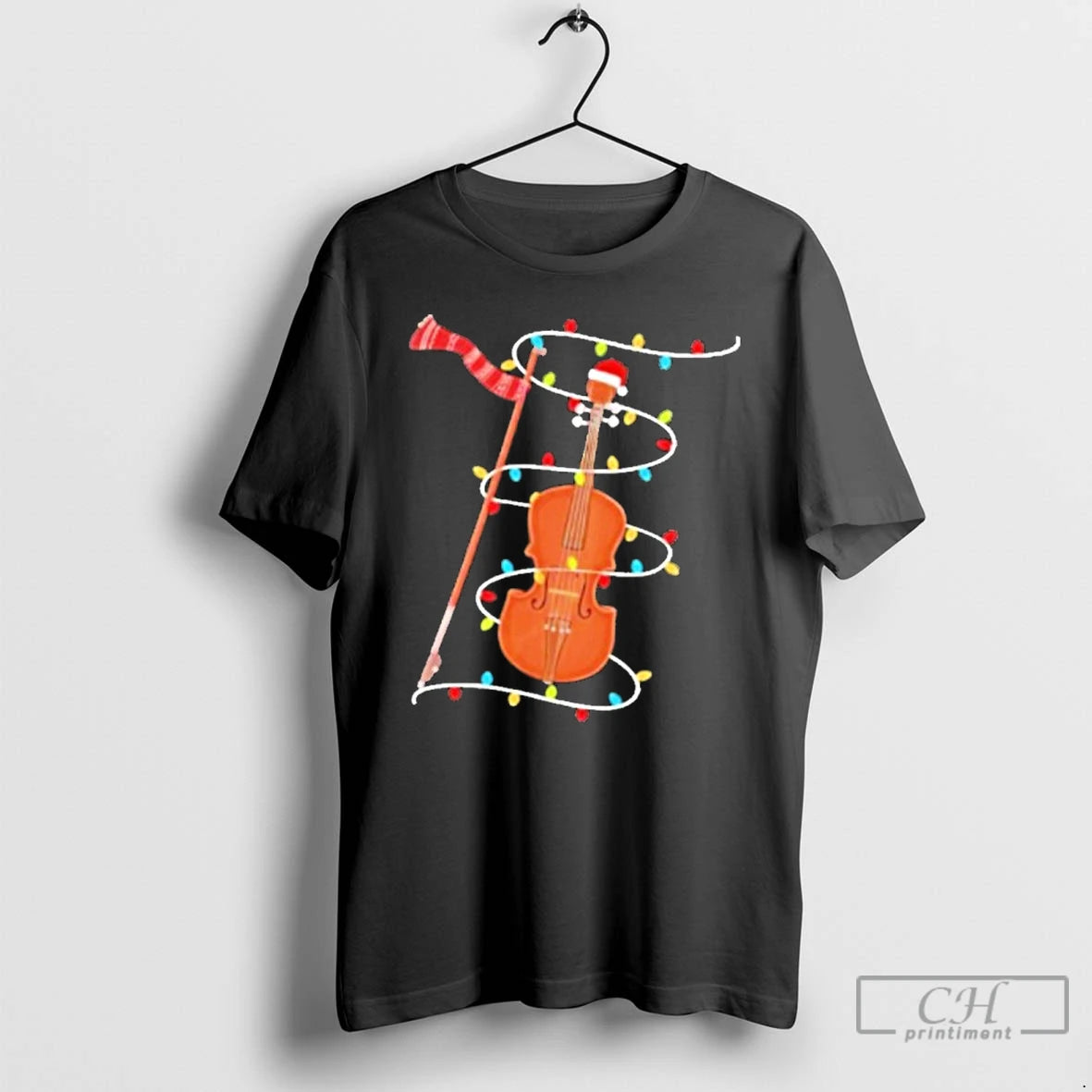 Classic Violin Christmas Lights T-Shirts, Hoodie, Sweatshirt | ZylaModa.com