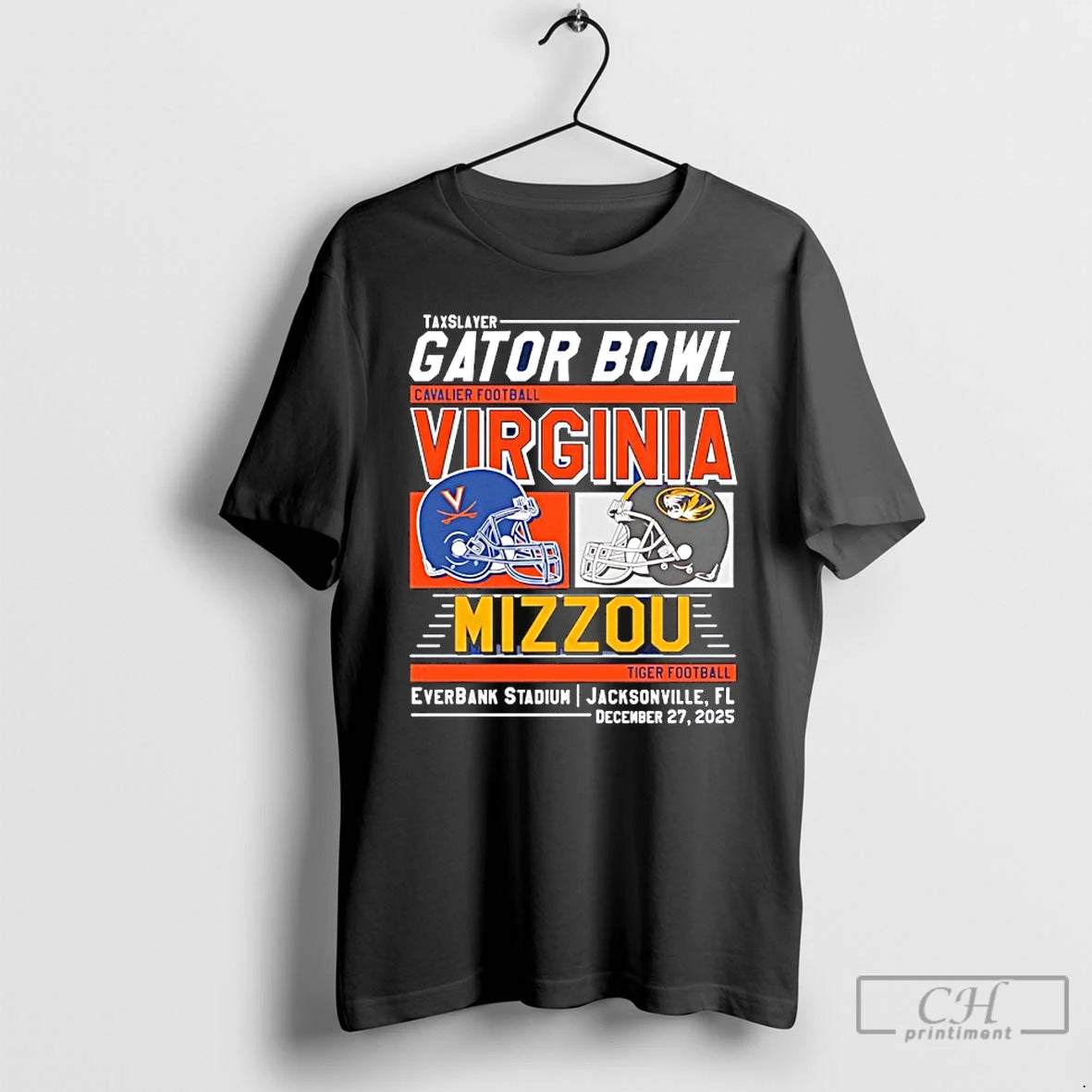 Classic Virginia Vs Missouri Tigers 2025 Gator Bowl Helmets T-Shirts, Hoodie, Sweatshirt | ZylaModa.com