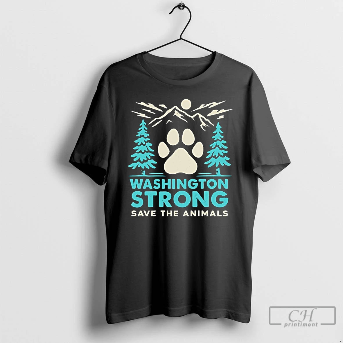Classic Washington Strong Save The Animals T-Shirts, Hoodie, Sweatshirt | ZylaModa.com