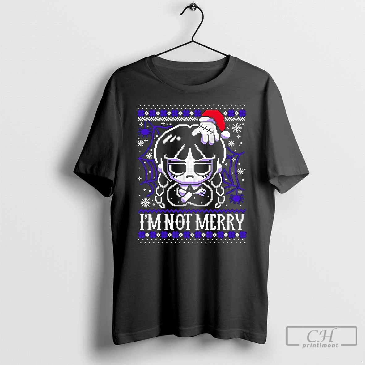Classic Wednesday Im Not Merry Ugly Christmas T-Shirts, Hoodie, Sweatshirt | ZylaModa.com