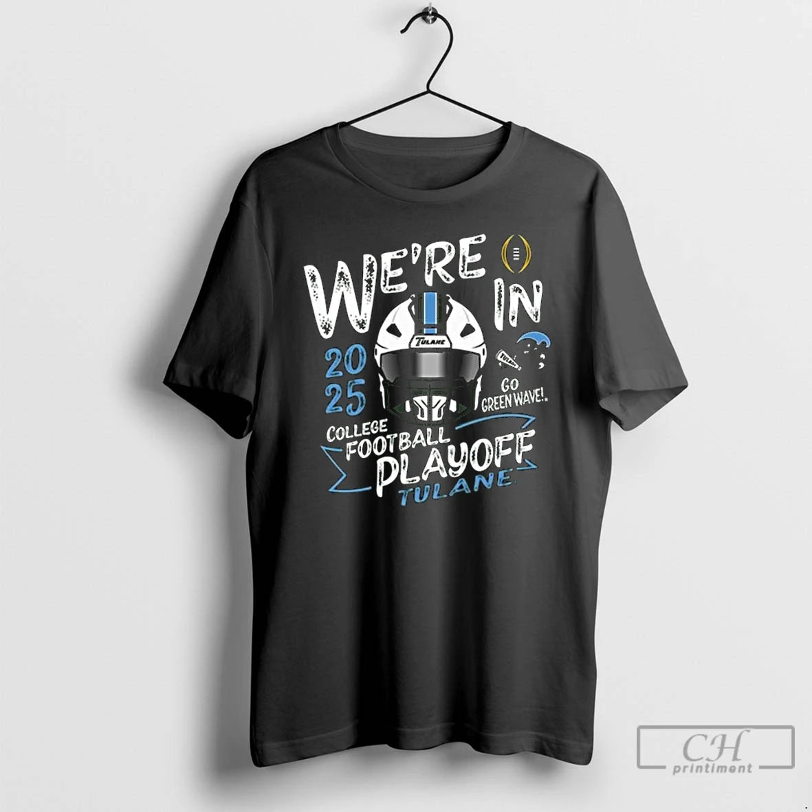 Classic Were In Tulane Green Wave Green 2025 Cfp Bound Go Green Wave T Shirts Hoodie, Sweatshirt | ZylaModa.com