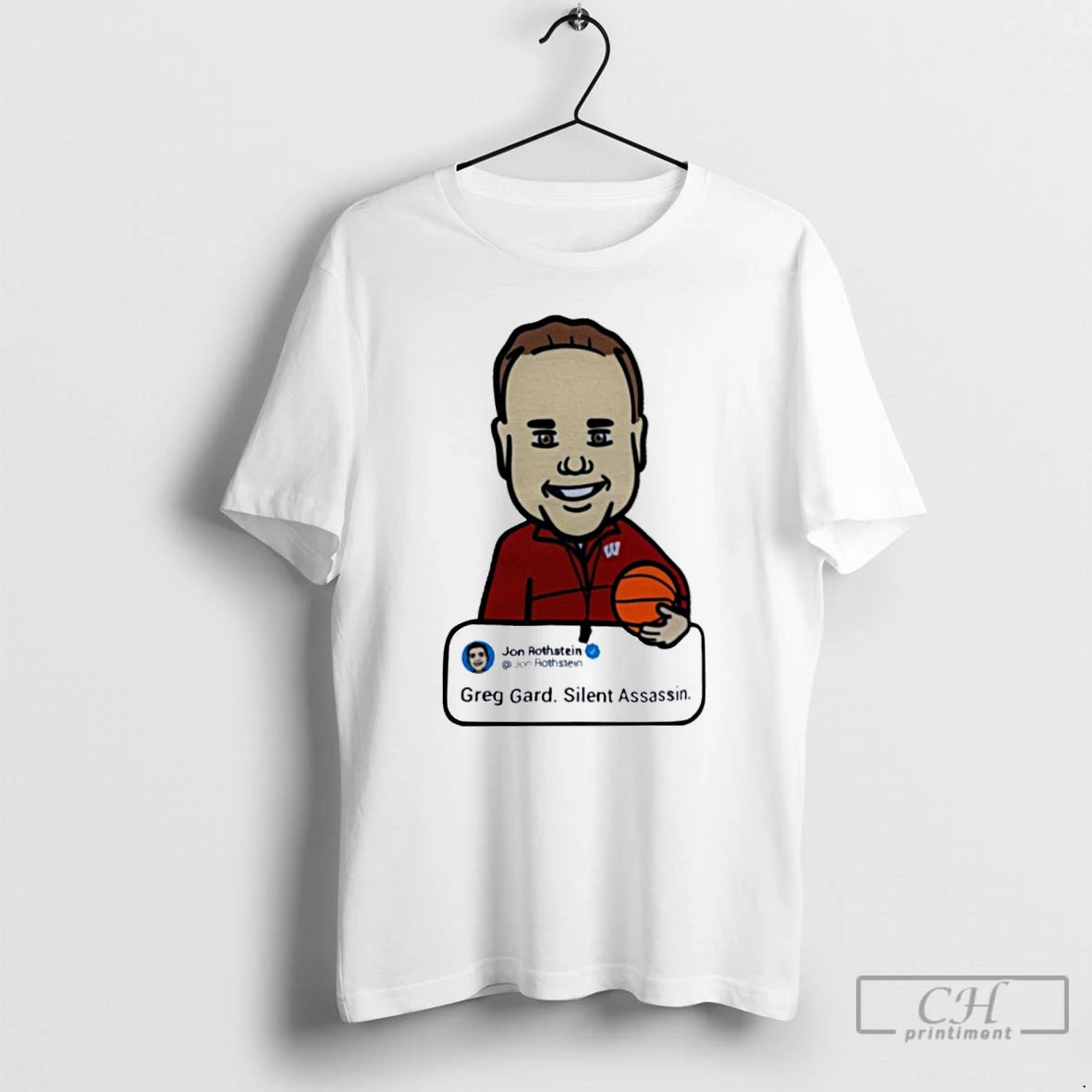 Classic Wisconsin Basketball Jon Rothstein Silent Assassin T-Shirts, Hoodie, Sweatshirt | ZylaModa.com
