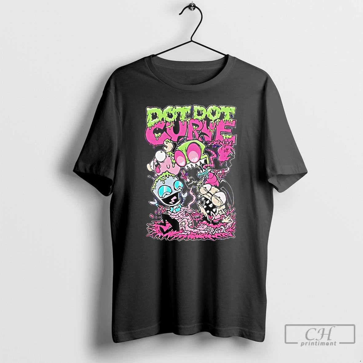 Classic Zim Gir Dib And Gaz Dot Dot Curve Invader Zim T-Shirts, Hoodie, Sweatshirt | ZylaModa.com