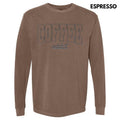 Coffee Addict PUFF Print Long Sleeve Comfort Colors T-Shirt Hoodie, Sweatshirt | ZylaModa.com