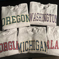 College Varsity Retro Sweatshirt Gray T-Shirts, Hoodie | ZylaModa.com