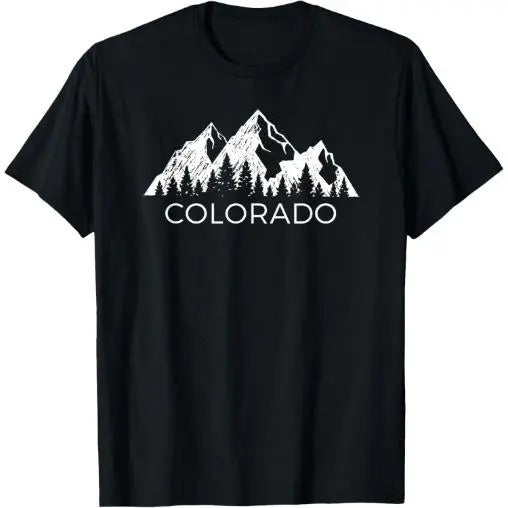 Colorado T Shirt | Cool Colorado Rocky Mountains Tee T-Shirt Made in USA Hoodie, Sweatshirt | ZylaModa.com