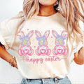 Colorful Easter Bunny Shirt-sweatshirt-hoodie, Happy Easter sweatshirt, Easter Brushstroke hoodie, Spring sweatshirt,...