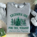 Columbia Inn Pine Tree Sweatshirt, Christmas Movie Tee Shirt, Christmas Tree Shirt, Gift For Holiday Hoodie | ZylaModa.com