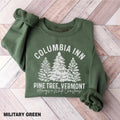 Columbia Inn Pine Tree Vermont Sweatshirt, White Christmas Shirt, A White Christmas Bing Crosby Crewneck, Christmas Movie...