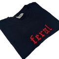 Comfort Colors - RED Feral Embroidered T-shirt Hoodie, Sweatshirt | ZylaModa.com