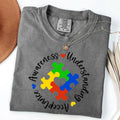 Comfort Colors Autism Awareness & Acceptance Shirt, Puzzle Heart Shirt, Special Education Shirt, Unisex T-Shirt Hoodie,...