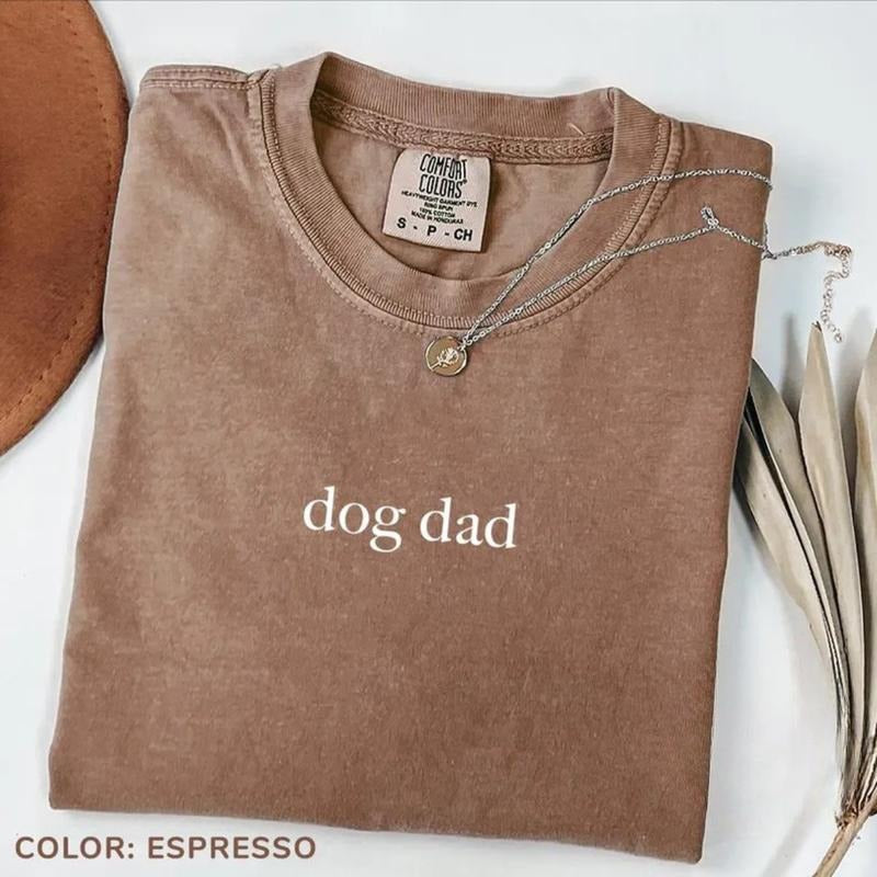 Comfort Colors Dog Dad Shirt, Dog Daddy T-Shirt, Pet Lover TShirt, Dog Lover Tee, Animal Lover Gift, Dog Dad Gift Hoodie,...