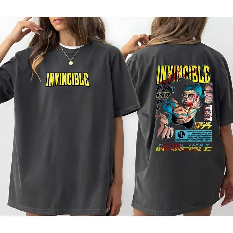 Comfort Colors Invincible Shirt, Invincible Universe Cartoon T-Shirt, Shirt Omni-Man shirt, Invincible Mark Superhero T...
