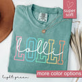 Comfort Colors Lolli Shirt, Cute Lolli Shirt, Gift for Lolli, Grandma Gift Hoodie, Sweatshirt | ZylaModa.com