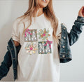 Comfort Colors Mama Shirt, Coquette Bow Mama T-Shirt, Springtime Mom Tee, Mothers Day Gift, New Mom Hoodie, Sweatshirt