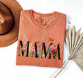 Comfort Colors Mama Shirt, Mothers Day Gift, Floral Mom Shirt, Mothers Day Shirt, Mom Birthday Gift, Mama Tshirt Hoodie,...
