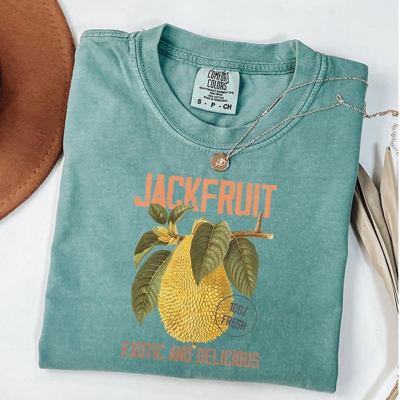 Comfort Colors Retro Jackfruit Commercial Graphic Shirt, Vintage Jackfruit T-Shirt, Unisex Cotton Tee, y2k Style T Shirt,...