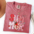 Comfort Colors Summer Strawberry Shirt, Summer Checkered T-Shirt, Coquette Summer Shirt, Unisex T-Shirt Hoodie, Sweatshirt
