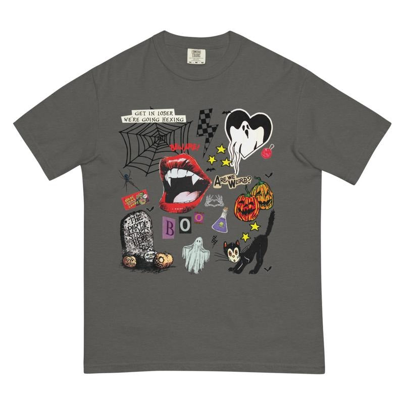 Comfort Colors shirt Retro Graphic Halloween T-shirt, Print t-shirt, Vintage Halloween Sweatshirts, Halloween Tok, fall...