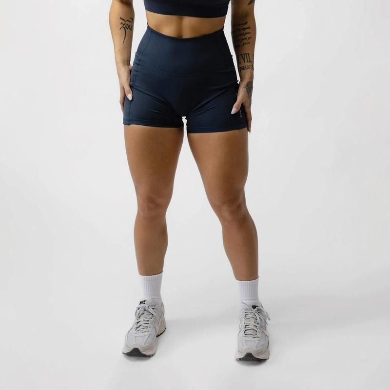Cool Fabric Women's Victory Shorts - Midnight Navy, Plain Pattern, Summer Season T-Shirts, Hoodie, Sweatshirt | ZylaModa.com