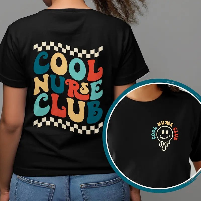 Cool Nurse Club Shirt, Gift For Nurse, Nursing School Shirt Hoodie, Sweatshirt | ZylaModa.com