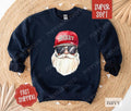 Cool Santa Sweatshirt, Preppy Christmas Crewneck,  Womens Holiday Sweater T-Shirts, Hoodie | ZylaModa.com