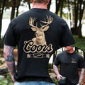 Cooors Whitetail Buck T-Shirt, Casual Outdoor Shirt, Hunting Tees, Mens Clothing, Menswear Tops Hoodie, Sweatshirt