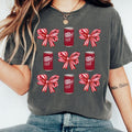 Coquette Bow Dr Pepper Tee Shirt, Coquette Red Bow Dr Pepper Sweatshirt, Dr Pepper Sweater, I Need A Dr Pepper Shirt,...