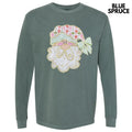 Coquette Bow Santa Long Sleeve Comfort Colors T-Shirt Hoodie, Sweatshirt | ZylaModa.com