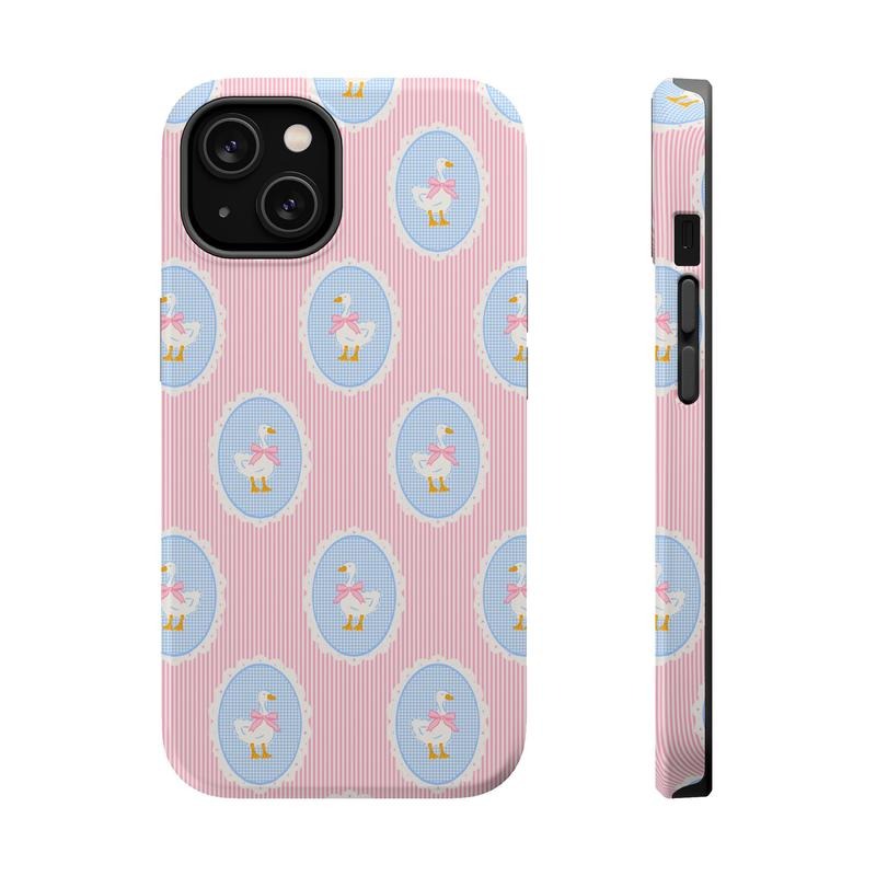 Coquette Goose Phone Case Mag Safe Compatible Magnetic Tough Cases with Polycarbonate Shell & TPU Lining for Extra...