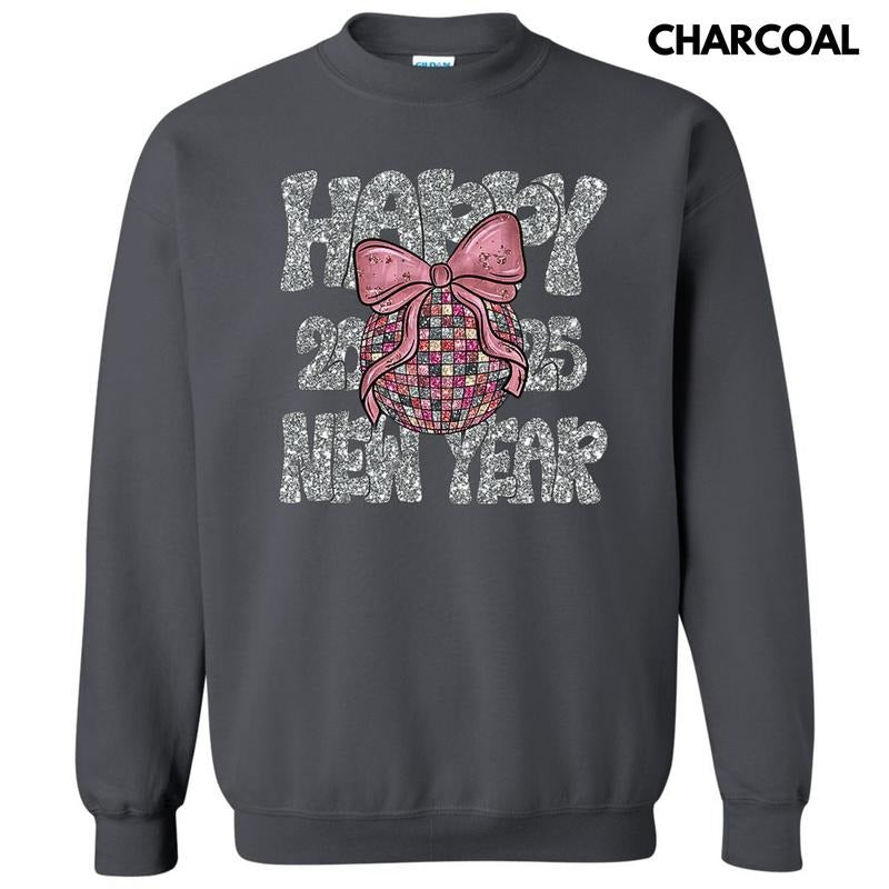 Coquette Happy New Year Sweatshirt T-Shirts, Hoodie | ZylaModa.com