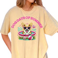 Corgi Dog Days of Summer Shirt ~ Unisex Apparel Relaxed Fit Printed In The USA Clothing Womenswear Casual Comfort Cotton...